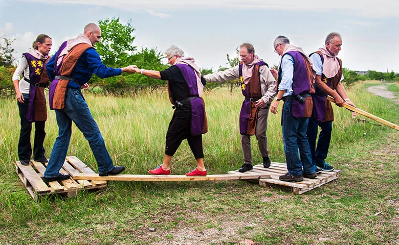 Udendørs teambuilding med Midgaard Event
