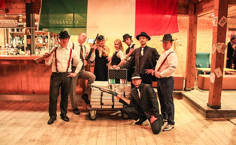 Indendørs teambuilding med gådespil og mysterier - Godfather Cluedo med Midgaard Event