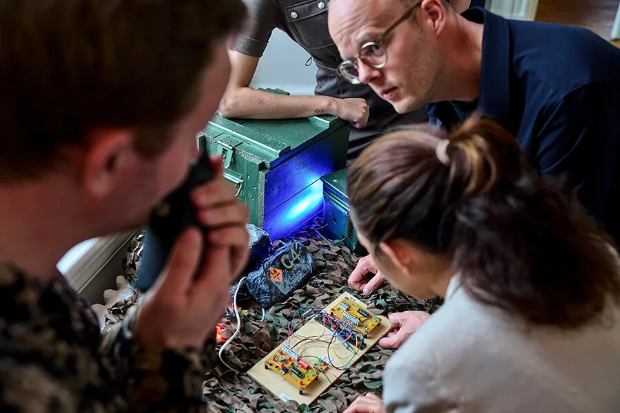 Outdoor team building with Midgaard Event