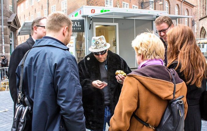 city outdoor team building with midgaard event