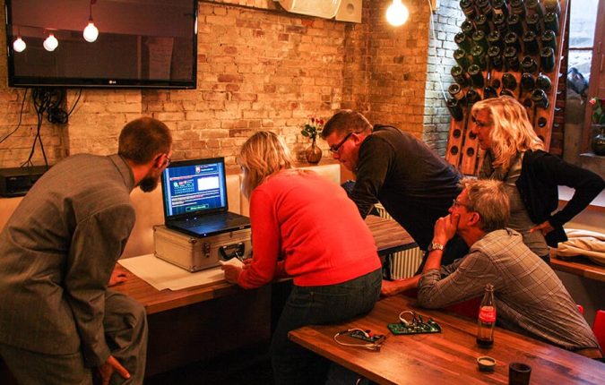 city outdoor team building with midgaard event