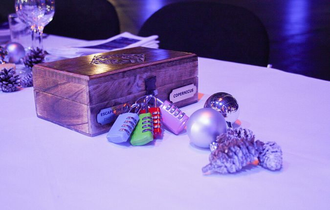 mobilt escape game til indendørs teambuilding. med Midgaard Event