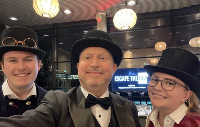 mobilt escape game til indendørs teambuilding. med Midgaard Event
