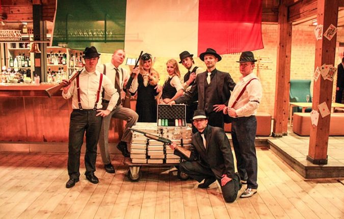 Indendørs teambuilding med gådespil og mysterier - Godfather Cluedo med Midgaard Event