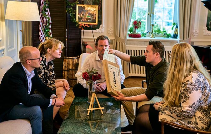 Indendørs teambuilding med gådespil og mysterier - Godfather Cluedo med Midgaard Event