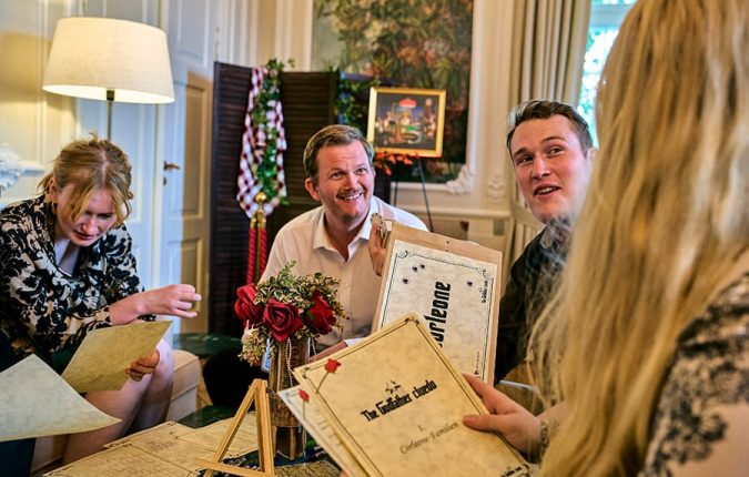 Indendørs teambuilding med gådespil og mysterier - Godfather Cluedo med Midgaard Event