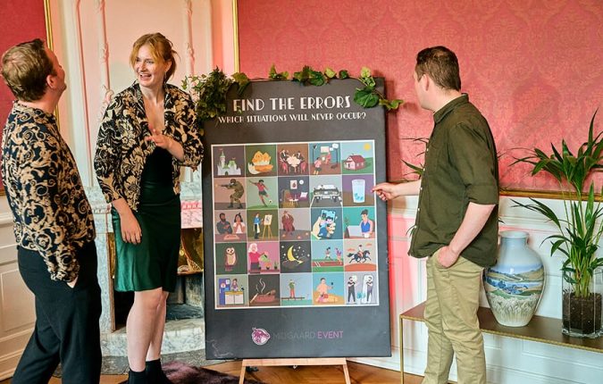 Indendørs teambuilding med gådespil og mysterier