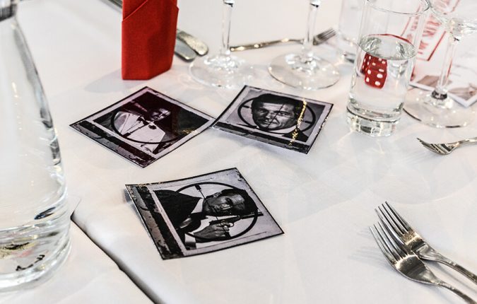 James Bond party for corporate event with Midgaard Event