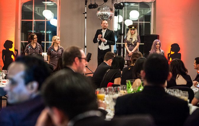 James Bond party for a corporate event with Midgaard Event