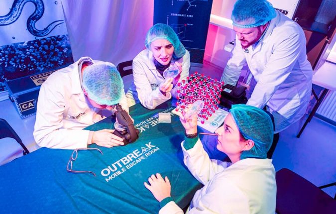 Transportabelt Mobilt Escape Room med Midgaard Event