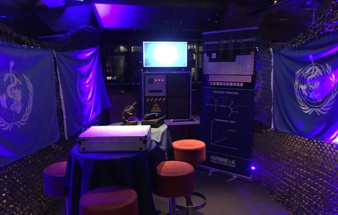 Transportabelt Outbreak Mobilt Escape Room med Midgaard Event