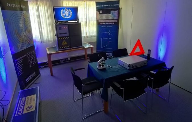 Transportabelt Outbreak Mobilt Escape Room med Midgaard Event