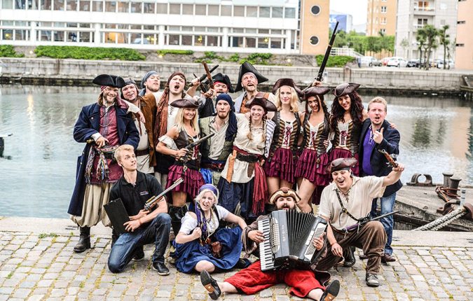 Pirate party for a themed party with Midgaard Event