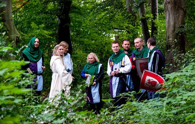 outdoor team building lord of the rings with midgaard event