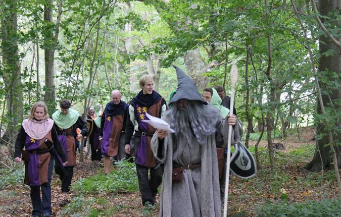 role-play team building outdoors with midgaard event