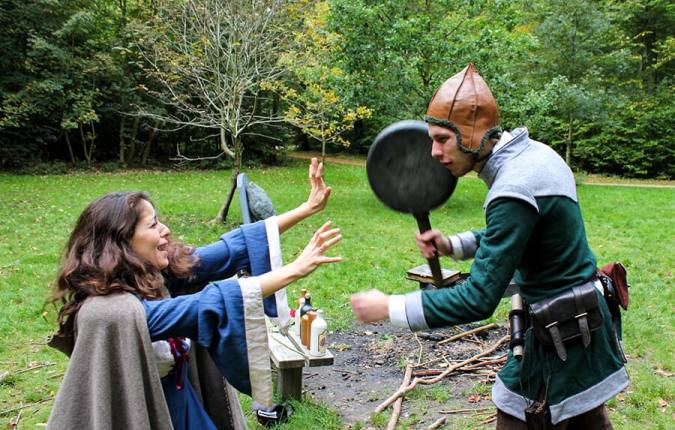 role-play team building outdoors with midgaard event