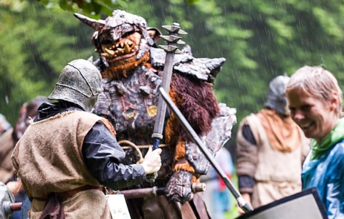 rollespil teambuilding udendørs outdoor med midgaard event