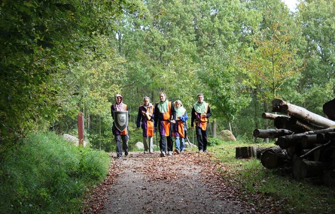 role-play team building outdoors with midgaard event