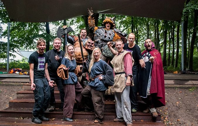 rollespil teambuilding udendørs outdoor med midgaard event
