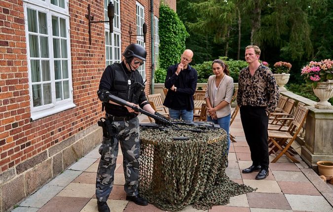 Udendørs teambuilding med team 007. Med Midgaard Event.